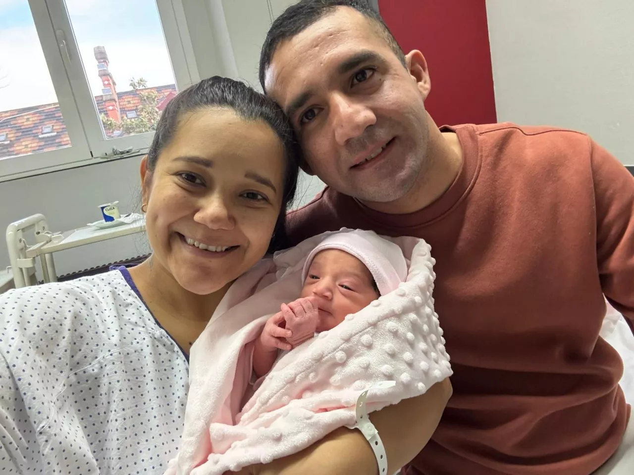 El primer bebé de Euskadi en 2026 ha sido Ailany, una niña bilbaína nacida en Basurto