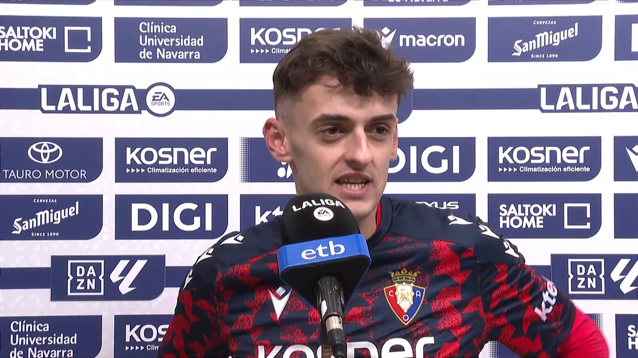 Aimar Oroz. Osasuna vs Oviedo (3-2).