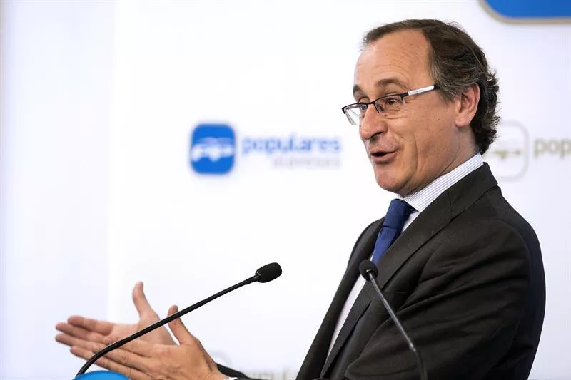 Alfonso Alonso, candidato a lehendakari del PP, PPko lehendakarigaia, Eusko Legebiltzarrerako hauteskundeak, elecciones al Parlamento Vasco, EFE