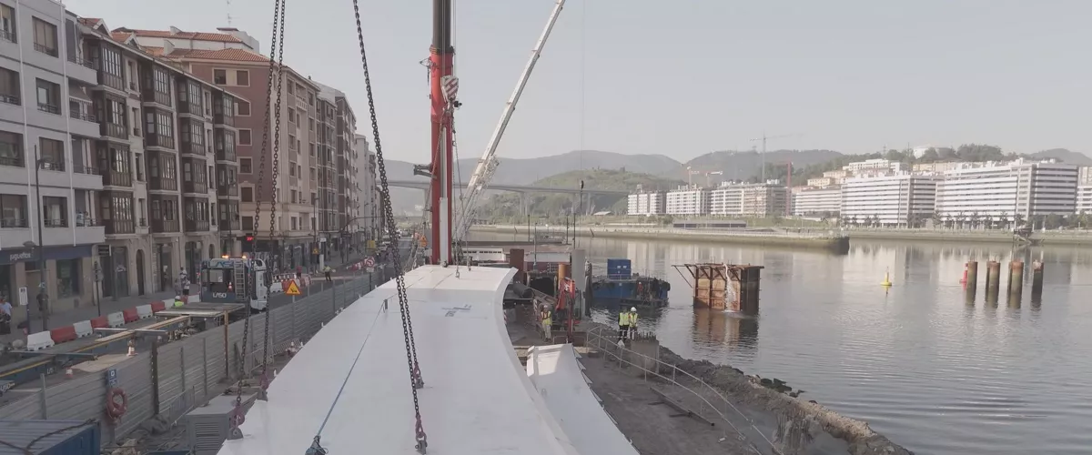  Barakaldo eta Erandio lotuko dituen pasabidea muntatzen hasi dira