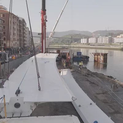 Barakaldo eta Erandio lotuko dituen pasabidea muntatzen hasi dira