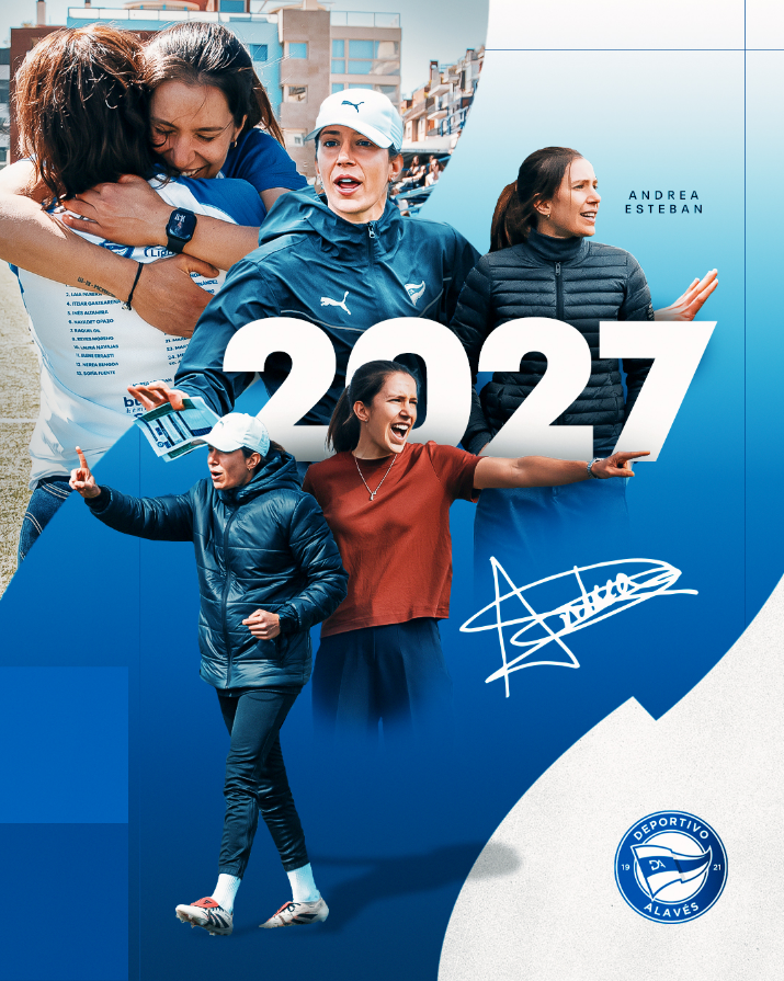 El Alavés anuncia la renovación de Andrea Esteban