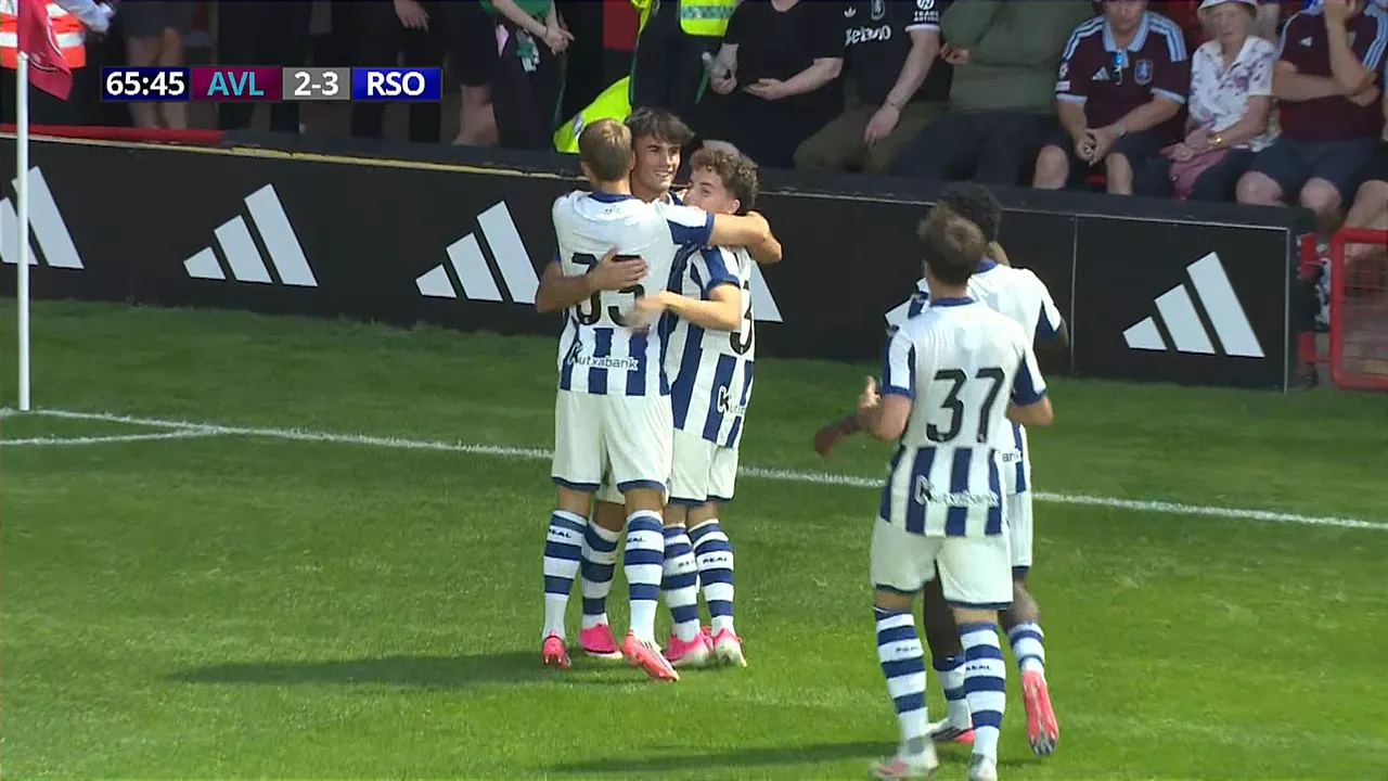 Carrera-gol-Aston-Villa-Real-Sociedad-pretemporada