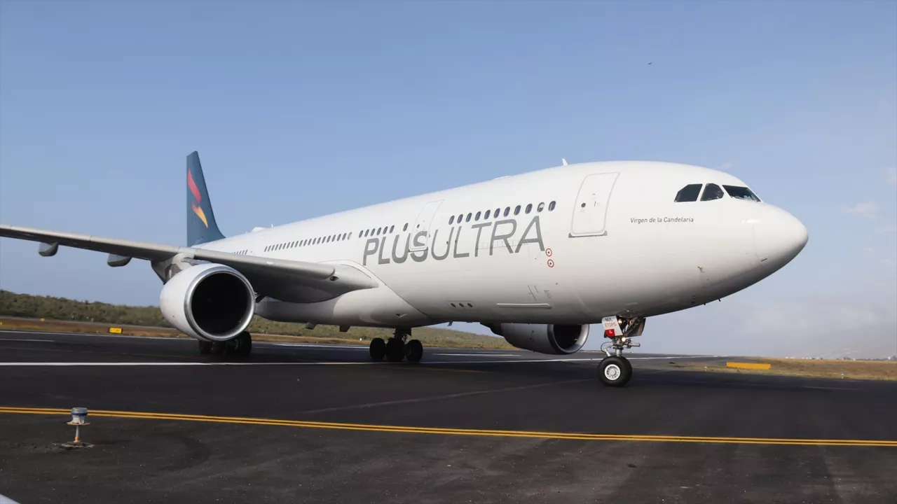 (Foto de ARCHIVO)

Avión de Plus Ultra.



REMITIDA / HANDOUT por PLUS ULTRA

Fotografía remitida a medios de comunicación exclusivamente para ilustrar la noticia a la que hace referencia la imagen, y citando la procedencia de la imagen en la firma

29/5/2026