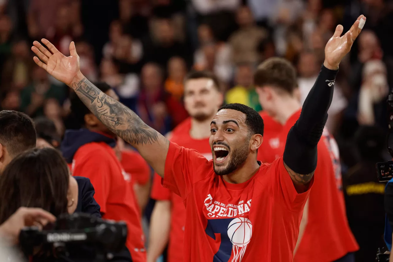 Marcus Howard, pozez zoratzen. Argazkia: EFE