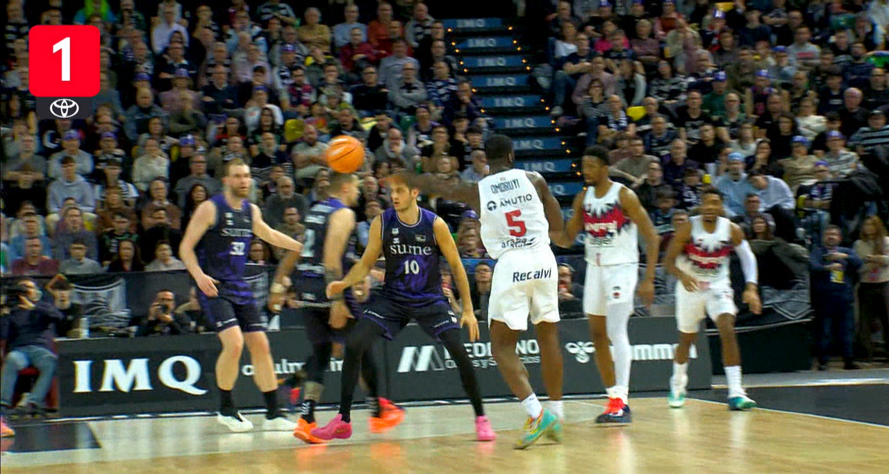 Endesa Ligaren 20. jardunaldiko 10 jokaldi onenak. Jokaldi onena, Eugene Omoruyi, Kosner Baskoniako jokalariarena izan da.