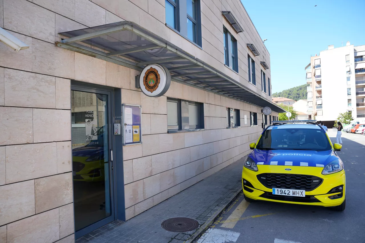 Commissariat de Montornes del Vallès (Barcelone). Photo : EFE.