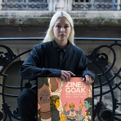 Jules Mamone Zinegoak jaialdiaren kartelaren egilea