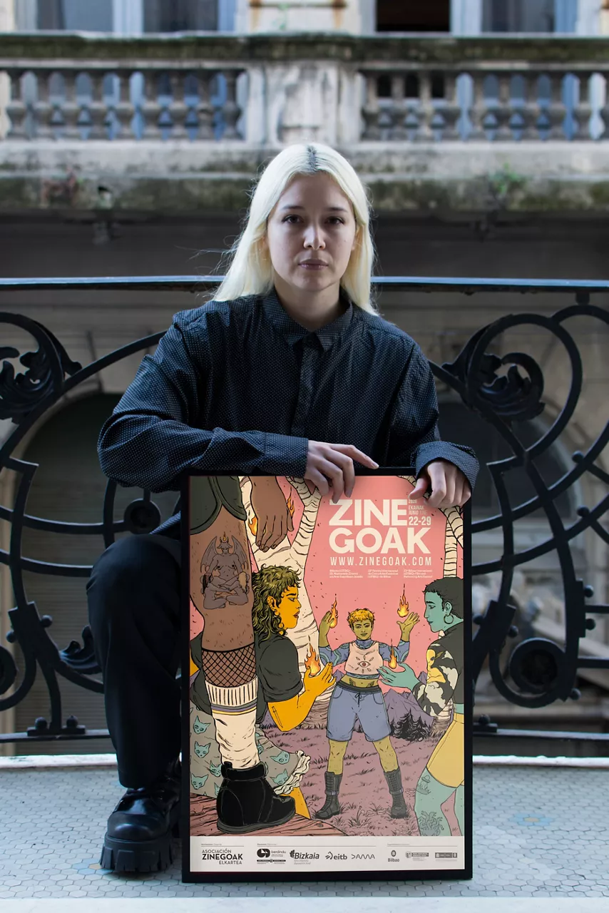 Jules Mamone Zinegoak jaialdiaren kartelaren egilea