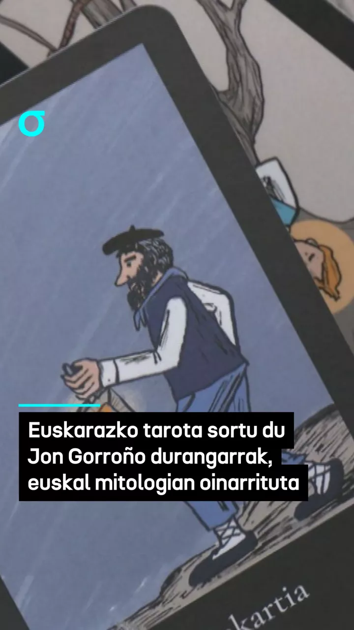 Euskarazko tarota sortu du Jon Gorroño durangarrak, euskal mitologian oinarrituta