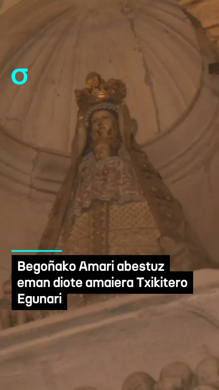 Begoñako Amari abestuz eman diote
amaiera Txikitero Egunari