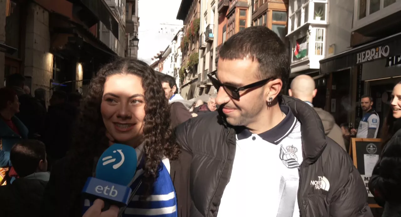 ALAVESEKO ETA REALEKO ZALE BANA, DERBIAREN AURRETIK. 