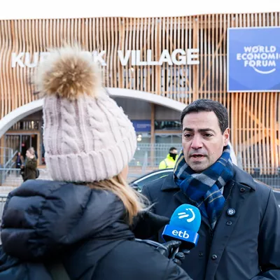 Lehendakari Pradales en Davos