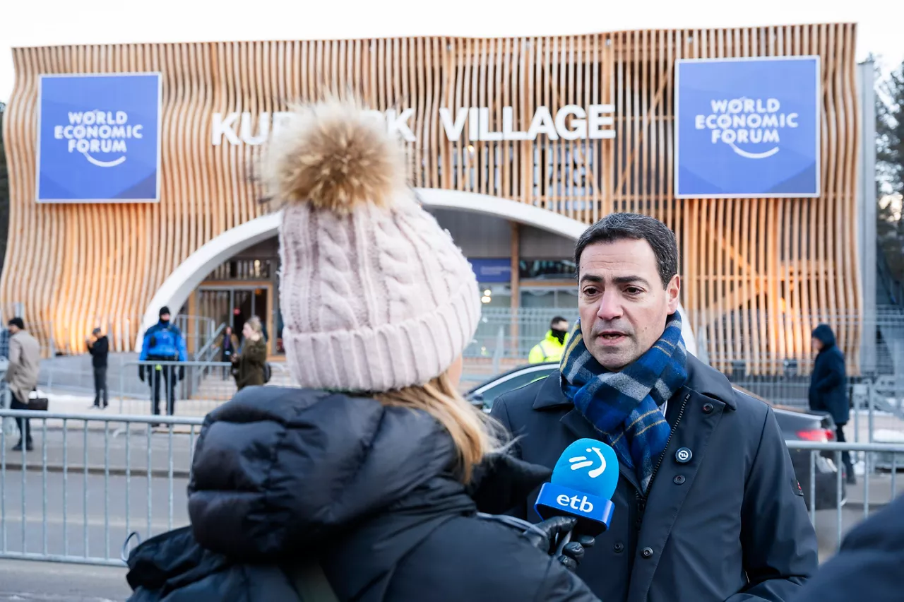 Lehendakari Pradales en Davos