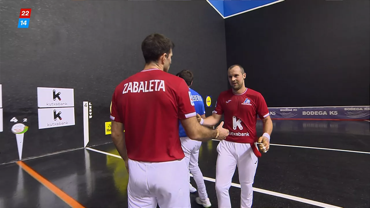 Zabaleta eta Elordi, Binakako Txapelketaren 3. jardunaldian.