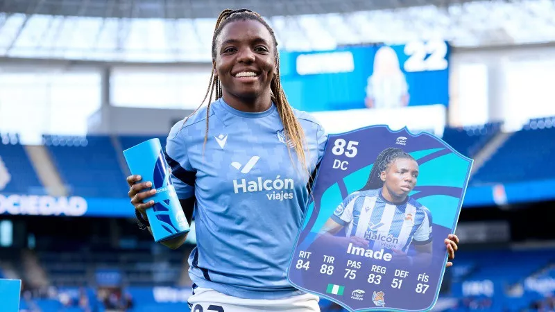 Edna Imade F Moeve Ligan urriko jokalari hoberena