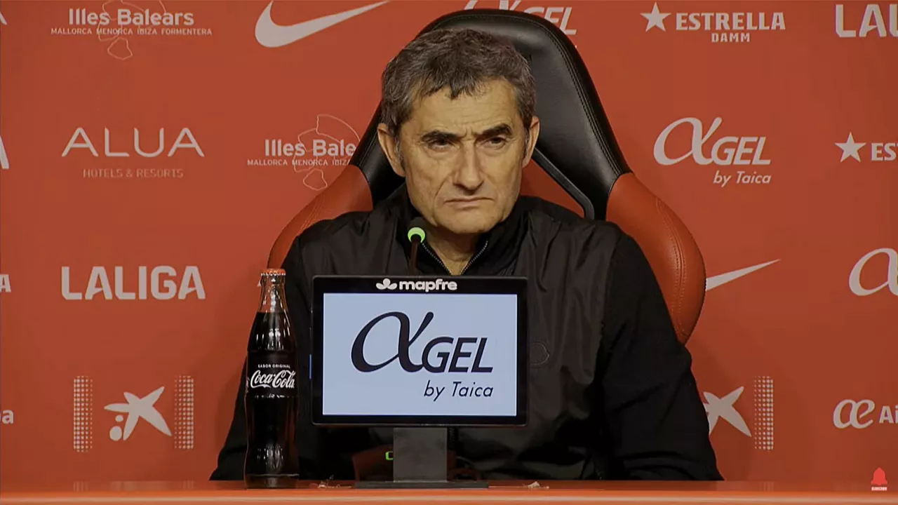 Ernesto Valverde. Mallorca vs Athletic (3-2)