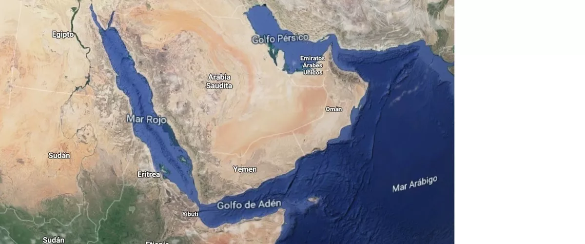 (Foto de ARCHIVO)

Imagen de satélite de la península arábiga, el Mar Rojo y el estrecho de Ormuz



REMITIDA / HANDOUT por GOOGLE MAPS

Fotografía remitida a medios de comunicación exclusivamente para ilustrar la noticia a la que hace referencia la imagen, y citando la procedencia de la imagen en la firma

14/5/2019