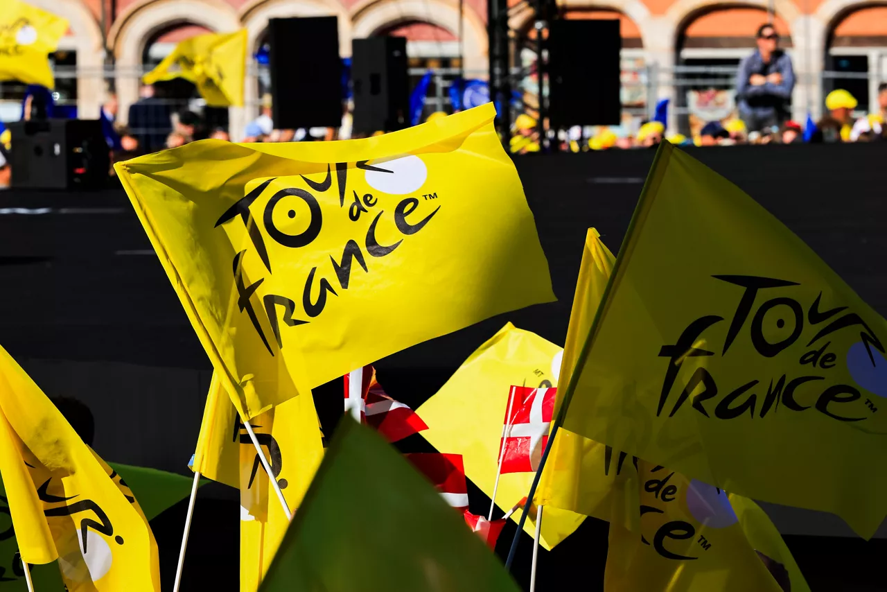 The Flags, during the Tour de France 2025, UCI WorldTour cyling event, on 4 July 2025 in Lille, France - Photo Stefano Cavasino / DPPI