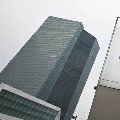 (Foto de ARCHIVO)

12 December 2024, Hesse, Frankfurt_Main: A stele with the inscription "European Central Bank - Eurosystem" stands in front of the European Central Bank (ECB) in the east of Frankfurt. Photo: Arne Dedert/dpa



12/12/2024 ONLY FOR USE IN SPAIN
