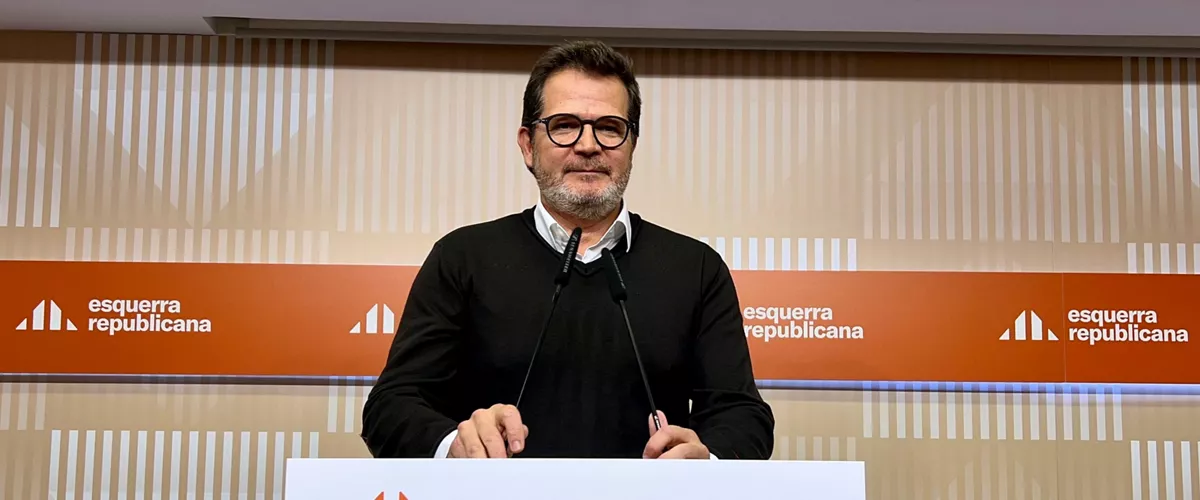 (Foto de ARCHIVO)

El vicesecretario de Comunicación y portavoz de ERC, Isaac Albert, en una rueda de prensa desde la sede del partido



EUROPA PRESS

24/11/2025