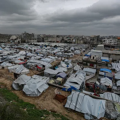 Gaza tiendas de campaña