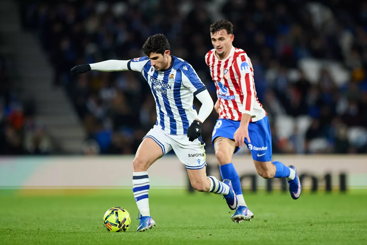 Guedes Real Sociedad-Atletico liga