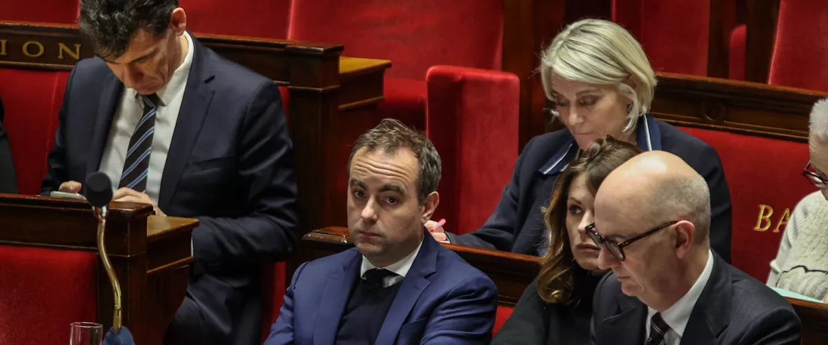 02 February 2026, France, Saint Ouen: French Prime Minister Sebastien Lecornu takes part in the debate on the two motions of censure in the National Assembly. Photo: Sadak Souici/ZUMA Press Wire/dpa



02/2/2026 ONLY FOR USE IN SPAIN