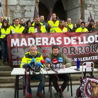 Rueda de prensa del comité de empresa de Maderas Llodio



EUROPA PRESS

19/2/2026