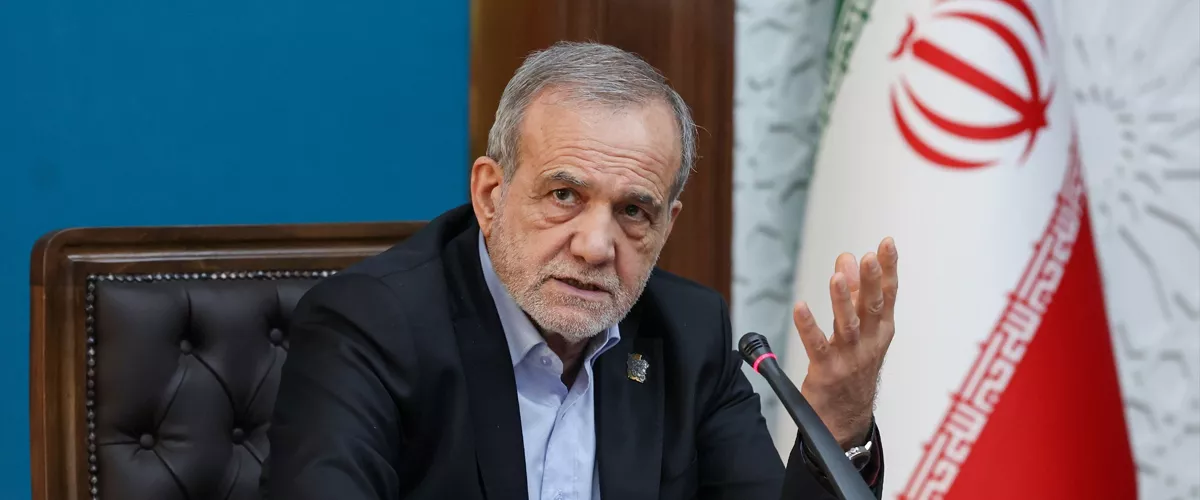 El presidente de Irán, Masud Pezeshkian
