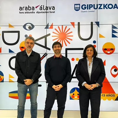 Presentación de los Udalekuak.



REMITIDA / HANDOUT por DIPUTACIÓN

Fotografía remitida a medios de comunicación exclusivamente para ilustrar la noticia a la que hace referencia la imagen, y citando la procedencia de la imagen en la firma

02/3/2026