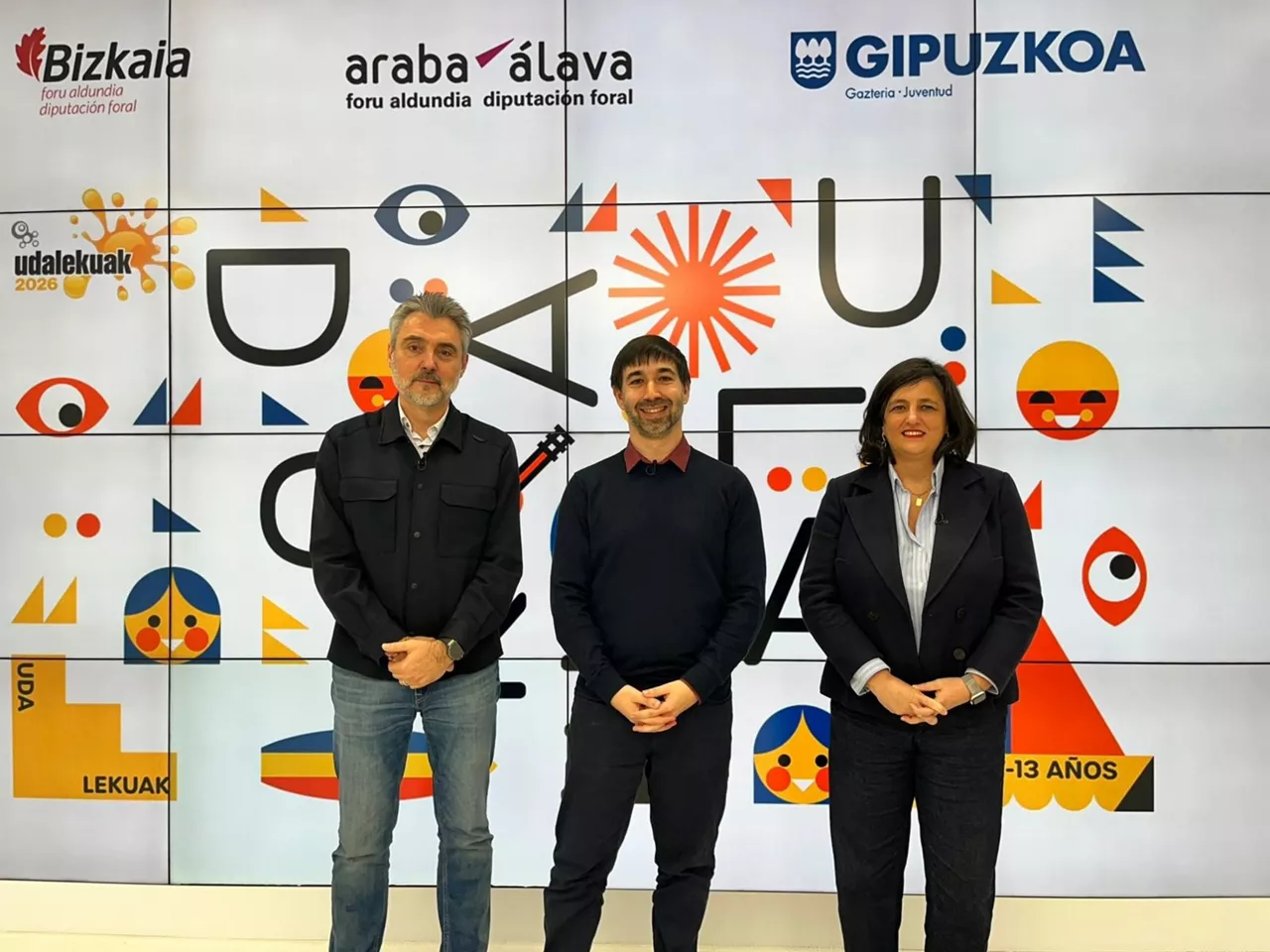 Presentación de los Udalekuak.



REMITIDA / HANDOUT por DIPUTACIÓN

Fotografía remitida a medios de comunicación exclusivamente para ilustrar la noticia a la que hace referencia la imagen, y citando la procedencia de la imagen en la firma

02/3/2026