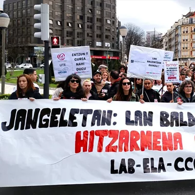 jangela protesta manifestazioa