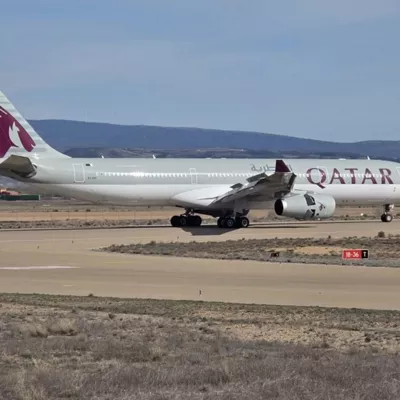 Avión en el aeropuerto de Teruel.



REMITIDA / HANDOUT por GOBIERNO DE ARAGÓN.

Fotografía remitida a medios de comunicación exclusivamente para ilustrar la noticia a la que hace referencia la imagen, y citando la procedencia de la imagen en la firma

19/3/2026