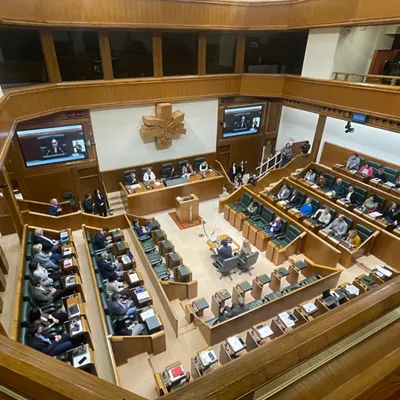 (Foto de ARCHIVO)

El Pleno ha guardado un minuto de silencio en memoria de Silvia



REMITIDA / HANDOUT por PARLAMENTO VASCO

Fotografía remitida a medios de comunicación exclusivamente para ilustrar la noticia a la que hace referencia la imagen, y citando la procedencia de la imagen en la firma

26/3/2026