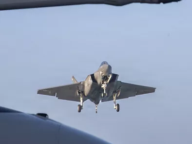 (Foto de ARCHIVO) Imagen de archivo de un caza F-35C Lightning II de EEUU. Europa Press/Contacto/Us Navy/U.S. Navy 04/3/2026