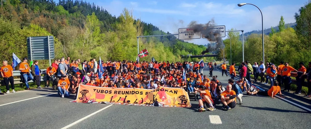 (Foto de ARCHIVO)

Un centenar de trabajadores han participado en la movilización



REMITIDA / HANDOUT por ESK

Fotografía remitida a medios de comunicación exclusivamente para ilustrar la noticia a la que hace referencia la imagen, y citando la procedencia de la imagen en la firma

10/4/2026