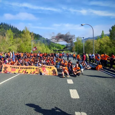 (Foto de ARCHIVO)

Un centenar de trabajadores han participado en la movilización



REMITIDA / HANDOUT por ESK

Fotografía remitida a medios de comunicación exclusivamente para ilustrar la noticia a la que hace referencia la imagen, y citando la procedencia de la imagen en la firma

10/4/2026