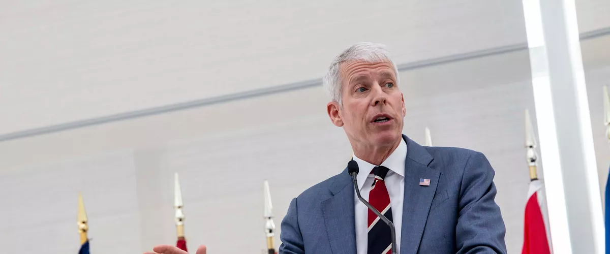 (Foto de ARCHIVO)

March 25, 2026, Washington, Dc, United States: U.S. Energy Secretary Chris Wright, delivers remarks during the Transatlantic Gas Security Summit at the United States Institute of Peace, February 24, 2026 in Washington, D.C.



Europa Press/Contacto/Lowell Whitman/Interior Depa

25/3/2026