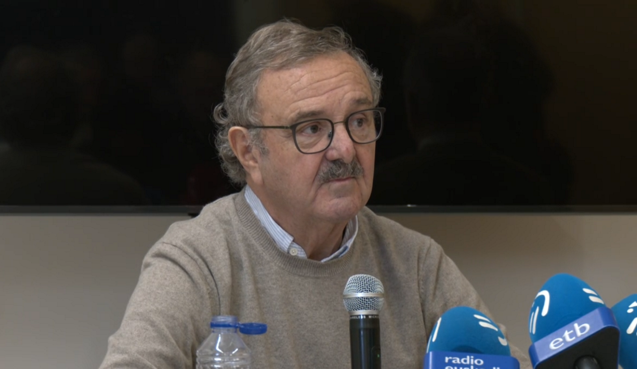 Fernando Vidarte en rueda de prensa