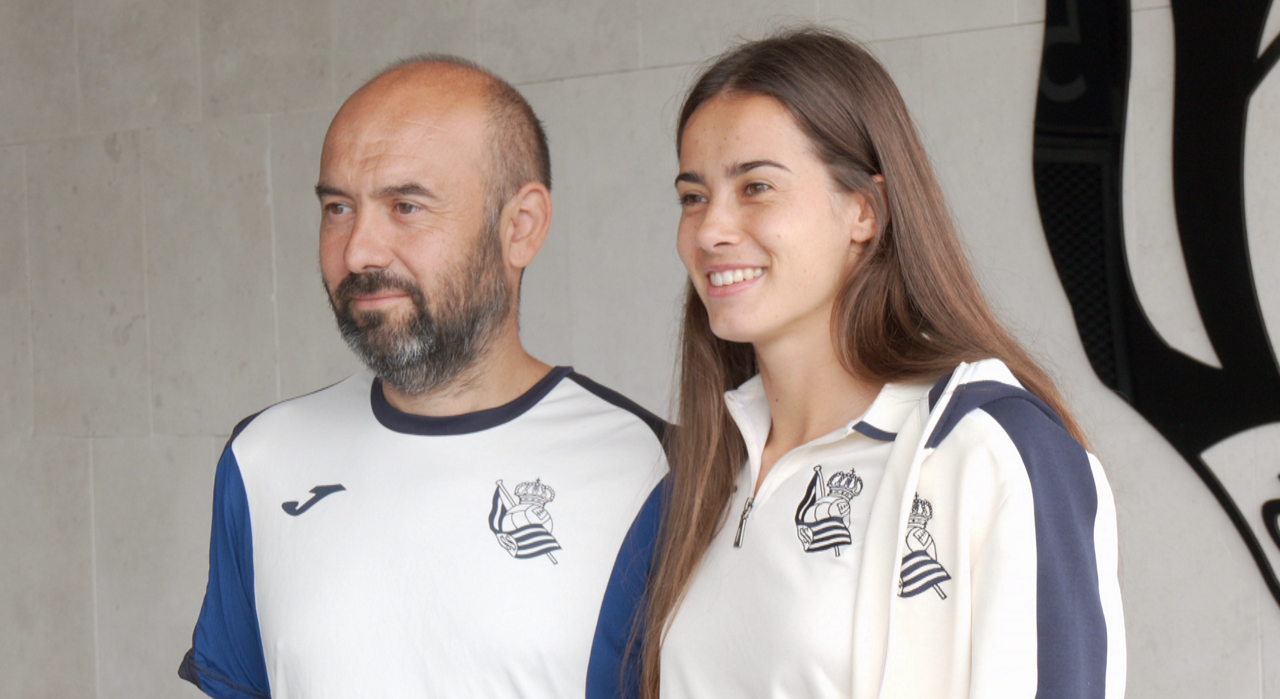 Gorka Alvarez eta Nahia Aparicio (Reala)