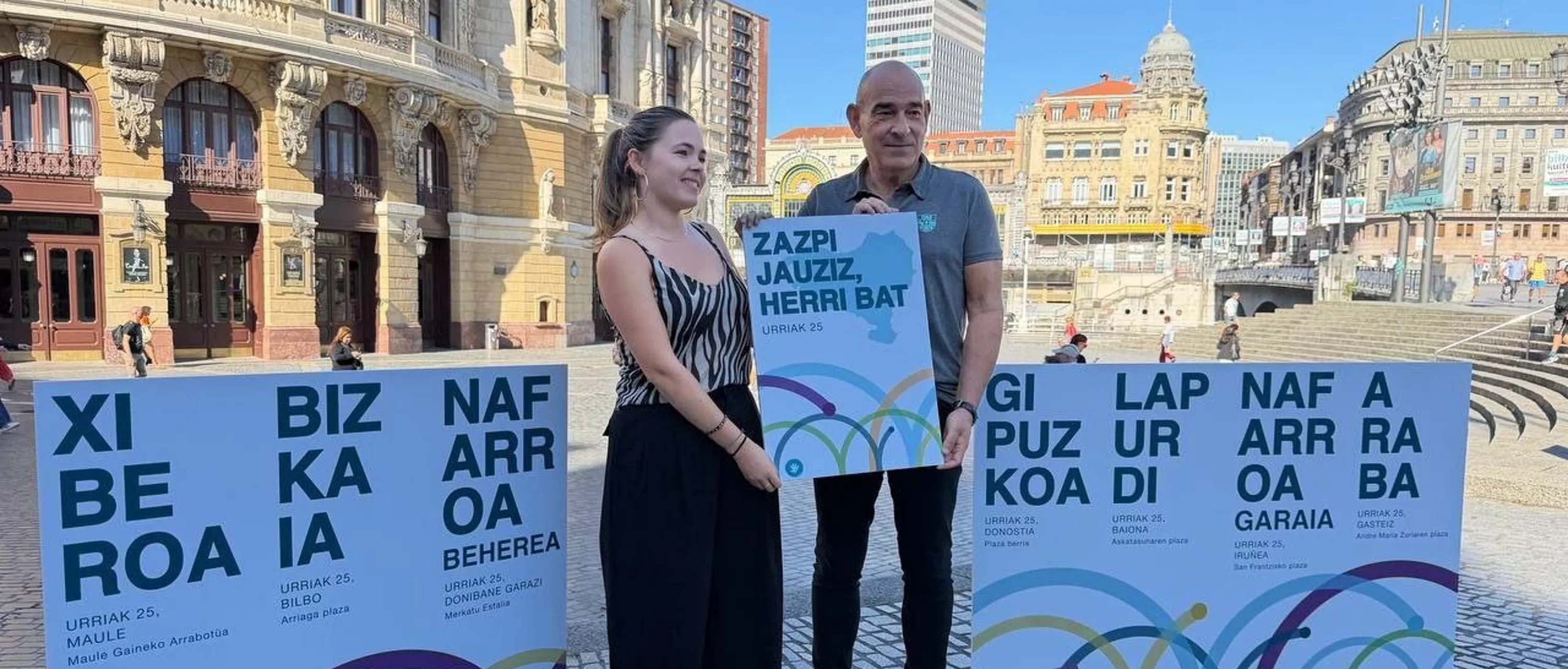 Gure Esku aurkezpena: Zazpi Jauziz Herri bat. Irati Alvarez eta Josu Etxabur