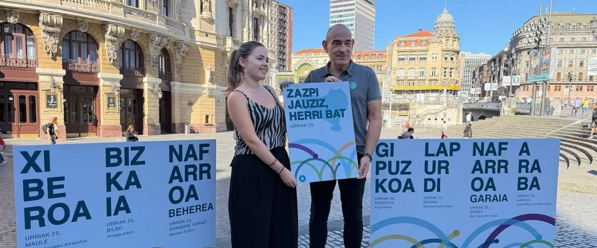 Gure Esku aurkezpena: Zazpi Jauziz Herri bat. Irati Alvarez eta Josu Etxabur
