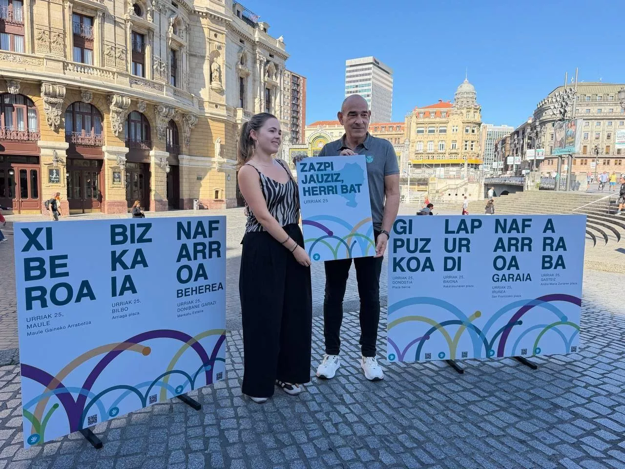 Gure Esku aurkezpena: Zazpi Jauziz Herri bat. Irati Alvarez eta Josu Etxabur
