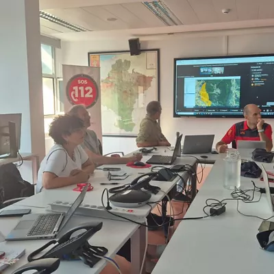 reunión del Comité Asesor de Emergencias (CAE) Navarra incendios suteak