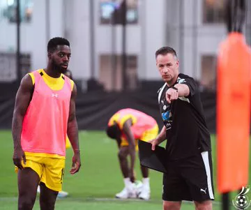 Iñaki Williams, Ghanako selekzioarekin entrenatzen. Argazkia: Ghanako Selekzioa (@GhanaBlackstars) / X