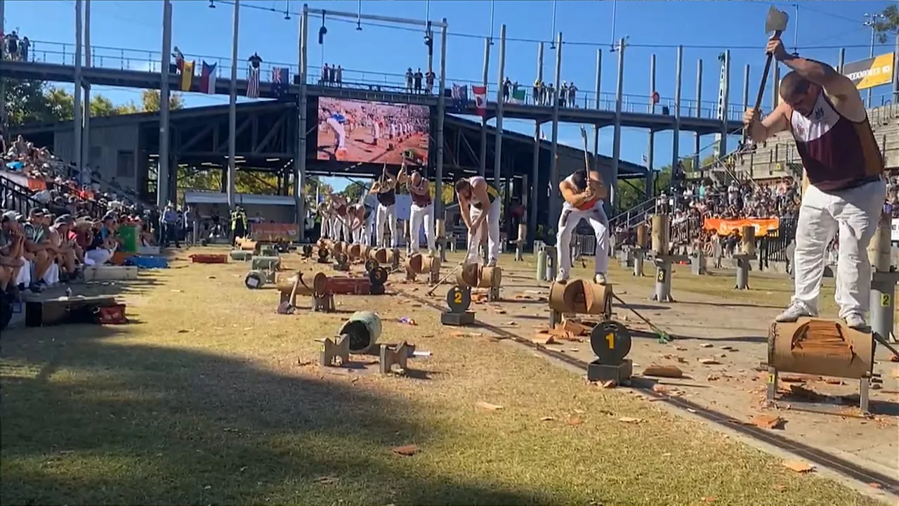 Iker Vicente Australian, munduko azkartasun txapelketan.