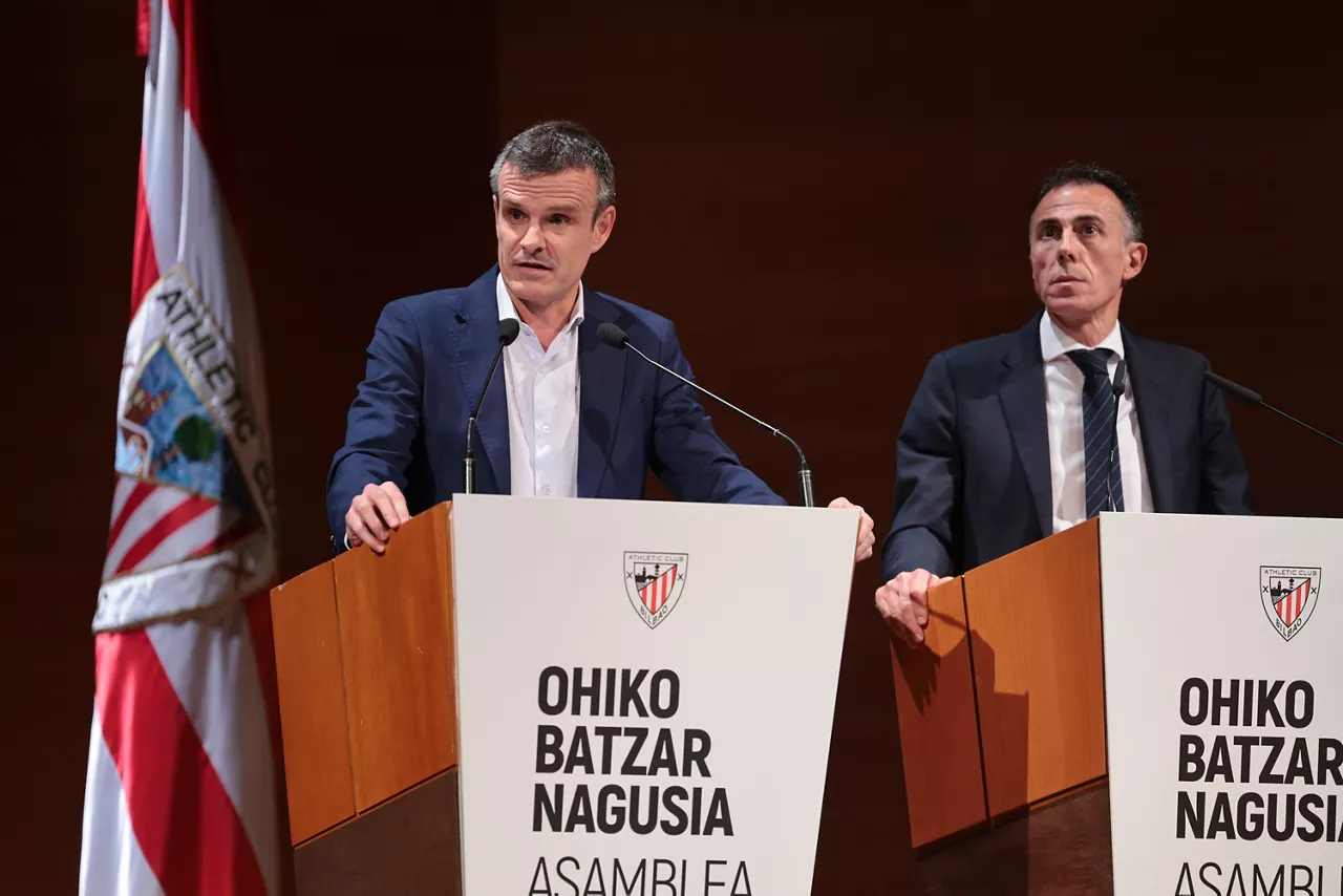 Jon Uriarte eta Jon Berasategi (Athletic)