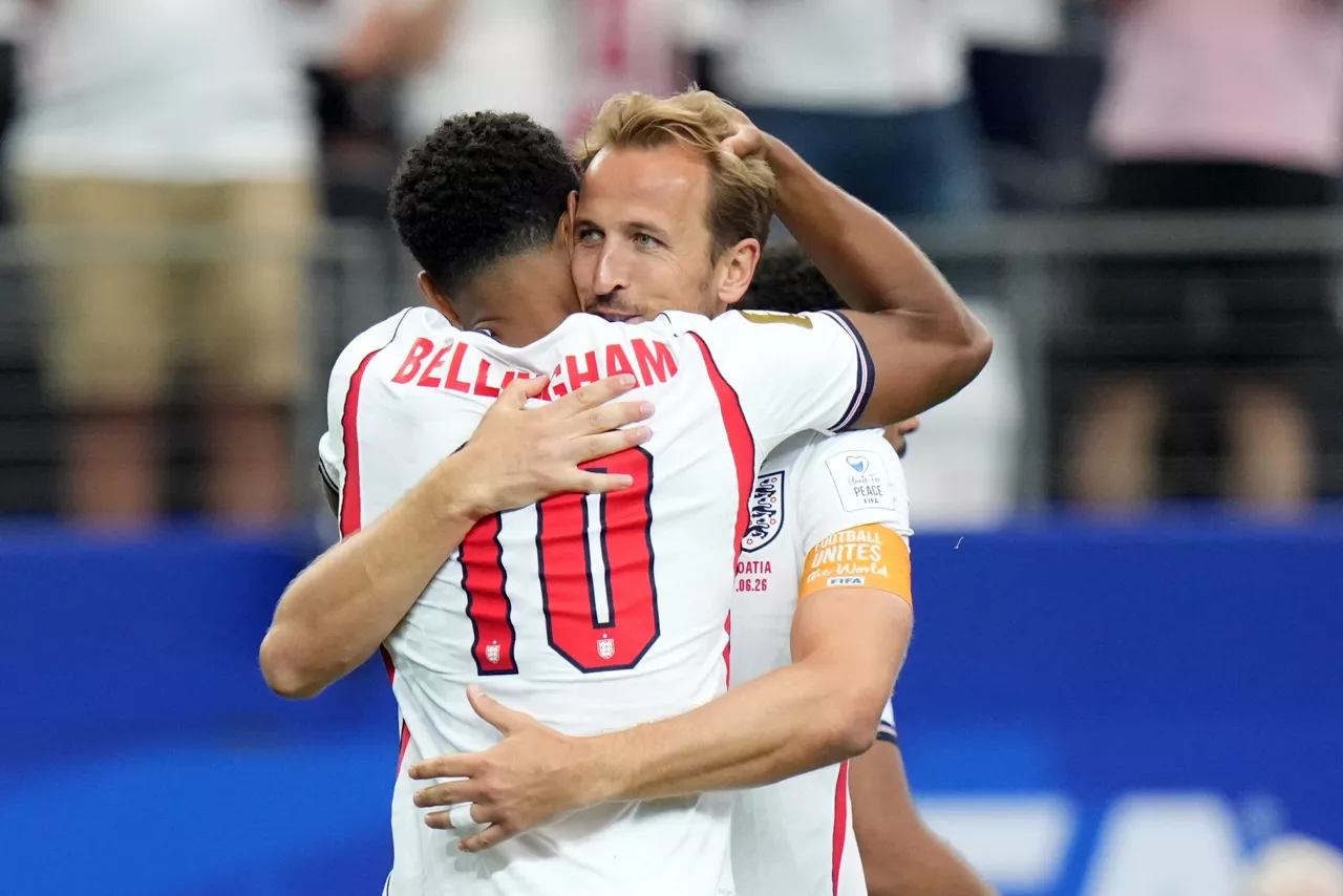 Harry Kane Jude Bellingham Ingalaterra Munduko Txapelketa