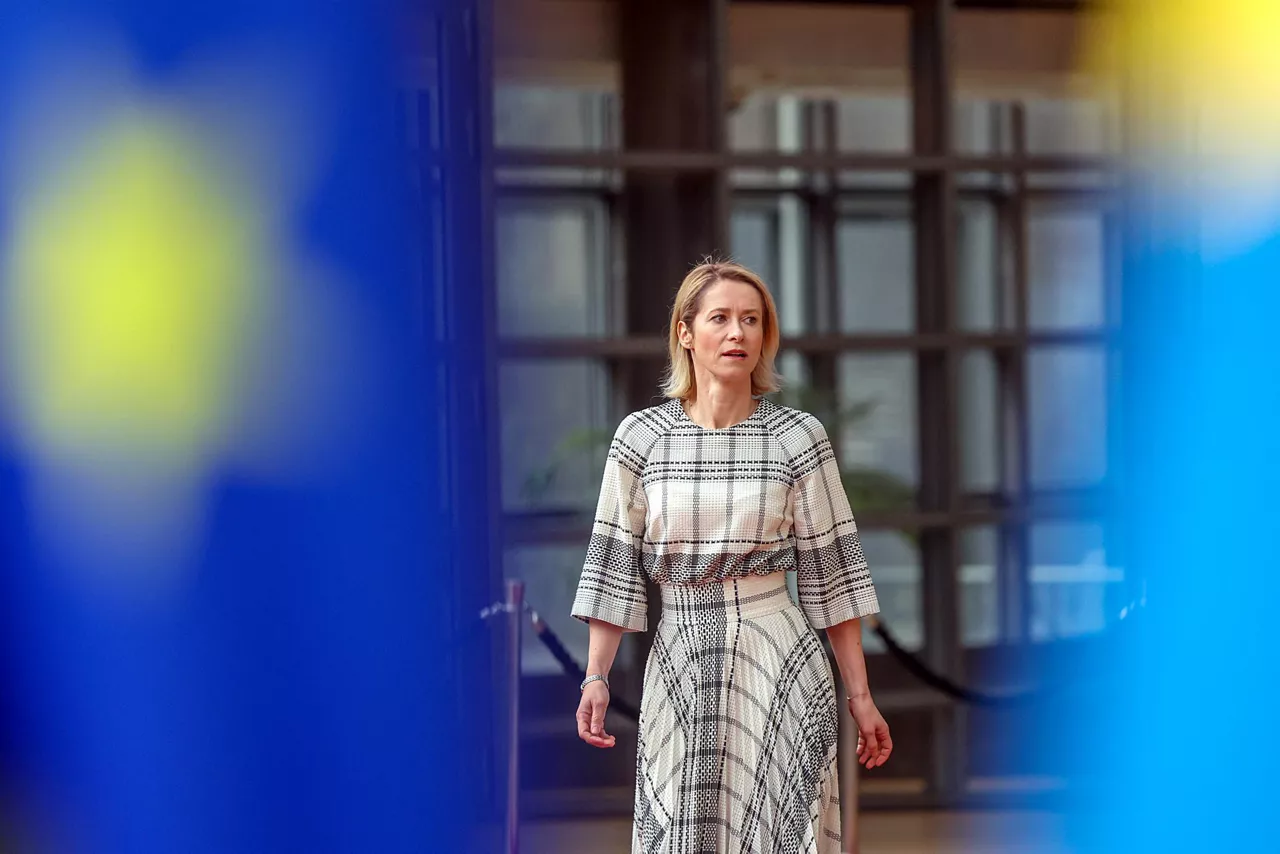 Brussels (Belgium), 12/05/2026.- European Union's High Representative or Foreign Affairs and Security Policy, Kaja Kallas arrives for a Foreign Affairs Council in its defence configuration, Brussels, Belgium, 12 May 2026. The Council will discuss EU defense readiness, coordinate continued military assistance for Ukraine, and evaluate recent security developments in the Middle East. (Bélgica, Ucrania, Bruselas) EFE/EPA/OLIVIER HOSLET
